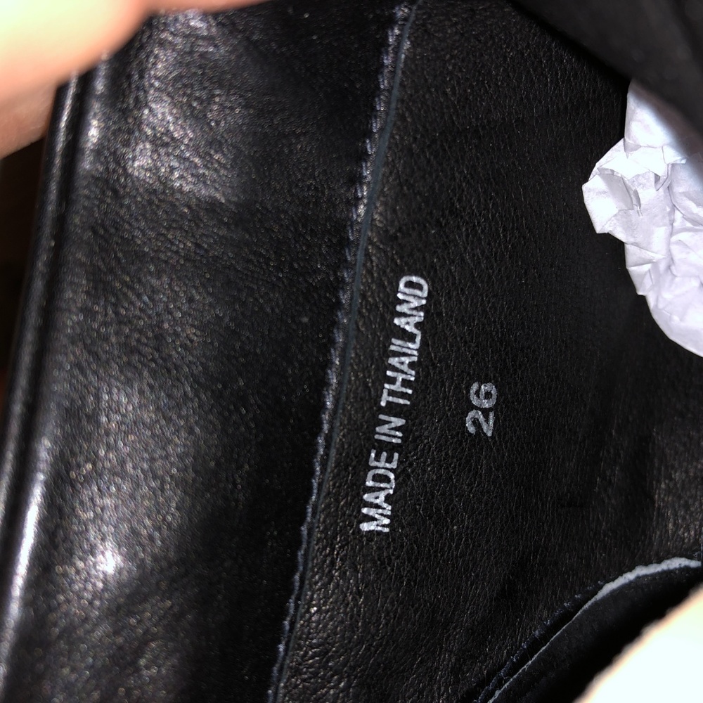 Bloch NEW khaki black spectator leather boots 10.5 - Picture 6 of 6